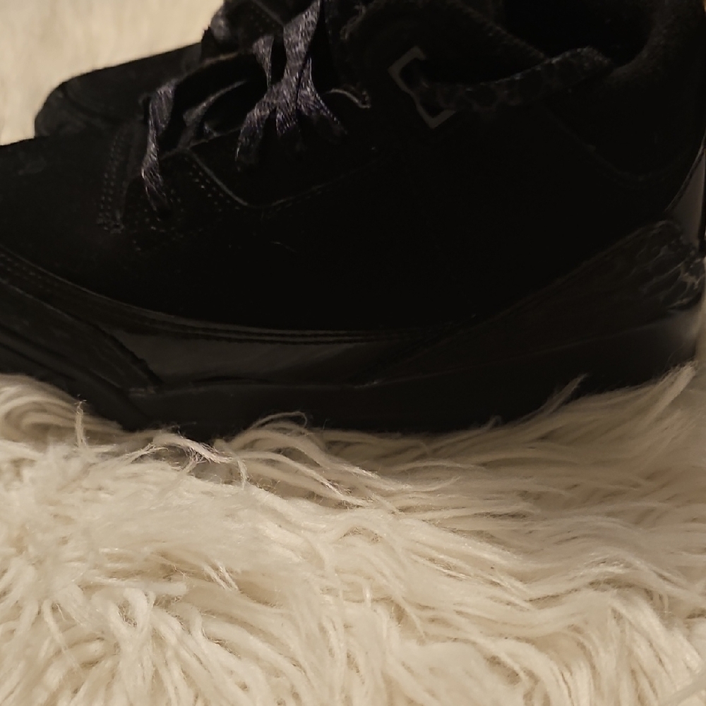 Jordan Retro 3"Black Cat" High-Top Sneakers Sz. 13Y Black